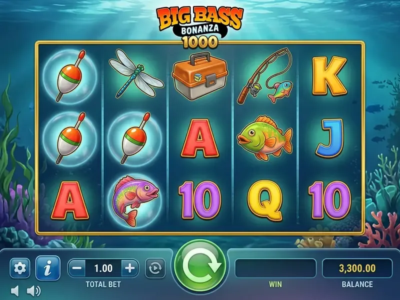 big bass bonanza 1000 demo user interface layout and controls
